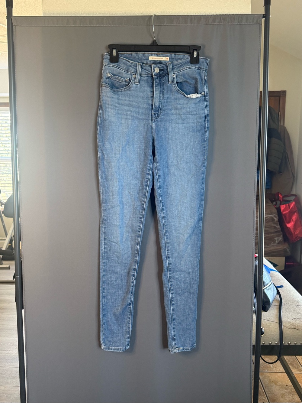 Signature by Levi Strauss Medium Blue High-Rise Skinny Jeans